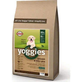 Krmivo pro psa Yoggies Mini jehnečí + bílá ryba. Provedení: Jehněčí + bílá ryba, Hmotnost: 2kg