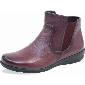 Dámské lodičky Caprice dámská kotníková obuv 9-25405-21 Barva: bordo, Velikost: 39, Šíře podešve: H