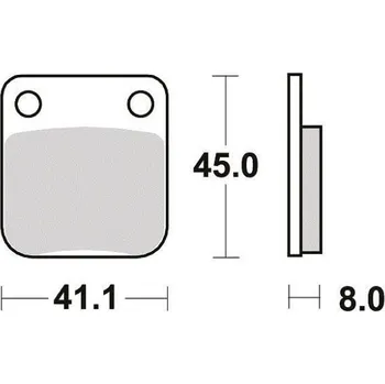 Auto-moto Sifam Brzdové destičky Sifam S2001N