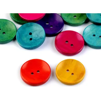 Knoflík Knoflíky mramorované velké žluté (Knoflíky mramorované velké žluté)