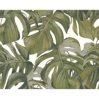 Tapeta Vliesová tapeta 36519-2 zelené palmové listy / Vliesové tapety na zeď 365192 Michalsky Dream Again (0,53 x 10,05 m) A.S.Création