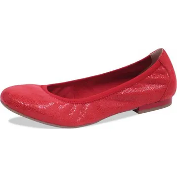 Dámské lodičky Caprice dámské baleríny 9-22100-20 Barva: červená, Velikost: 38