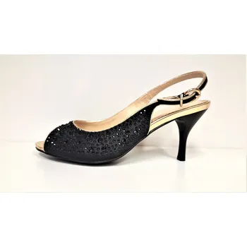 Dámské lodičky ASYLUM SPOLEČENSKÁ A PLESOVÁ OBUV - černé společenské lodičky AT212 Tabulka dámských velikostí: 39