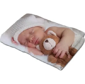 Dekorativní polštářek Osuška z vlastních fotek 50x100 cm