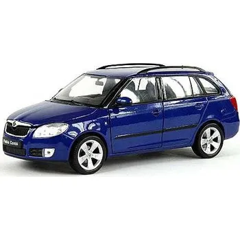 autíčko Welly Škoda Fabia Combi II 1:24 modrá