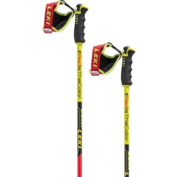 Sjezdová hůlka Leki WC Racing Comp neonred/neonyellow 2018/19