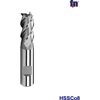 Fréza Fréza válcová čelní 6břitá kr. HSSCo8 D40x63x143 (Fréza válcová čelní DIN844L HSSCo8 Dxl 40x63x143)