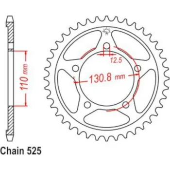 Řetězová sada pro motocykl Sifam Rozeta pro BMW 25280CZ44