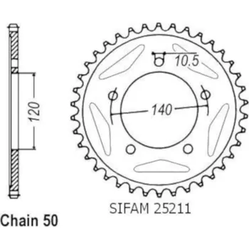 Auto-moto Sifam Rozeta pro Triumph 25211CZ46