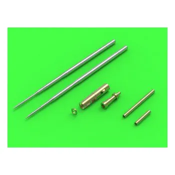 Plastikový model Master 1/32 MiG-17A/P/F (Fresco A, B, C) - 37mm and 23mm gun barrels set & Pitot Tubes