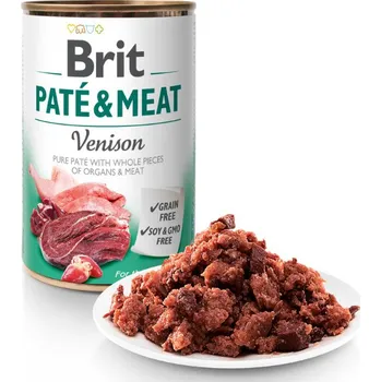 Krmivo pro psa Brit Paté & Meat Venison 800 g
