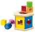 Dřevěná hračka HAPE Krabička na vkládání geometrických tvarů