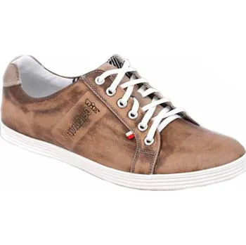 Pánské polobotky Módní tenisky Nik 03-0348-002 Barva: hnědá, Velikost: 45