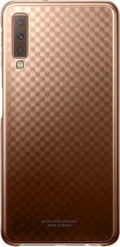 Pouzdro na mobilní telefon Samsung Gradation Case pro Galaxy A7 2018 zlaté
