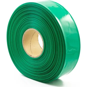 Stavební fólie Zelená smršťovací PVC fólie 2:1 šíře 67mm, průměr 41mm