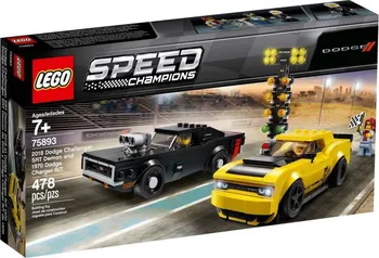 Stavebnice LEGO LEGO Speed Champions 75893 2018 Dodge Challenger SRT Demon a 1970 Dodge Charger R/T