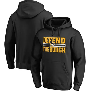 Pánská mikina Fanatics Pánská mikina Pittsburgh Penguins NHL Hometown Collection Defend Pullover Hoodie Velikost: XXXL