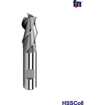 Fréza Fréza válcová čelní 3břitá kr. HSSCo8 D15x26x83 (Fréza válcová čelní DIN844K HSSCo8 Dxl 15x26x83)