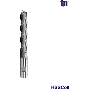 Příslušenství k frézce Fréza drážkovací 3břitá dl. HSSCo8 D16x63x123 (Fréza drážkovací DIN844L nesouměrná HSSCo8 Dxl 16x63x123)