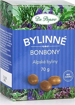 Bonbon Dr. Popov Bonbony Alpské byliny 70 g