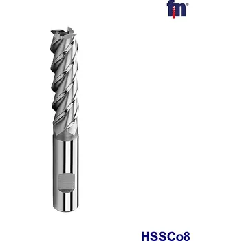 Fréza Fréza válcová čelní 6břitá dl. HSSCo8 D36x106x186 (Fréza válcová čelní DIN844L HSSCo8 Dxl 36x106x186)