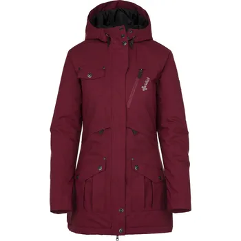 Dámský kabát Kilpi Brasil-W JL0909KI tmavě červený