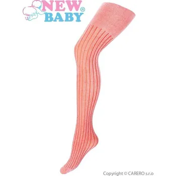 NEW BABY Dětské punčocháče z viskózy New Baby červené Červená 128 (7-8 let)
