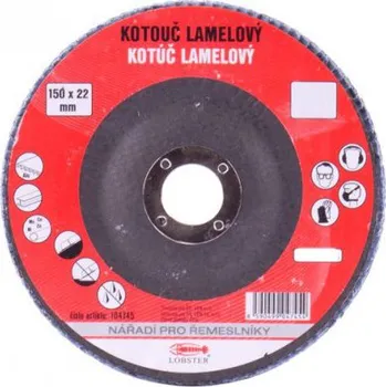 Brusný kotouč Kotouč lamelový 150mm, zr. 40