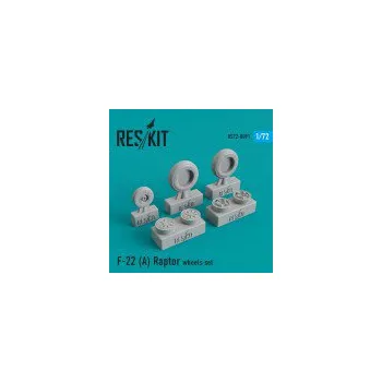 Plastikový model 1/72 F-22A Raptor wheels set (ACAD,ITA,REV)