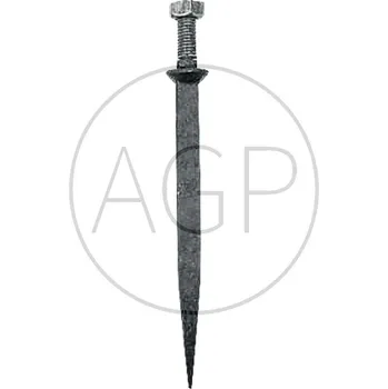 Hřebík Hřeb do bran rovný 150 mm závit M12 x 40 ze zušlechtěné oceli.