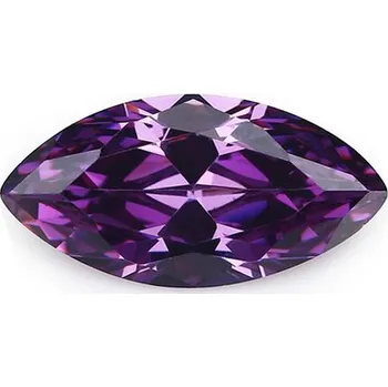 Materiál na výrobu šperku Šperky4U CZ Kubický zirkon - Purple 1,5 x 3 mm - CZM300-009