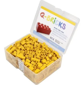 ostatní stavebnice Q-bricks UNICOLOR - žluté kostky 300 ks