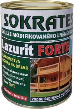 Lak na dřevo Sokrates Lazurit Forte 0,7 kg