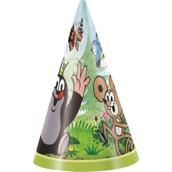 Party dekorace Amscan Krtek čepičky 8 ks