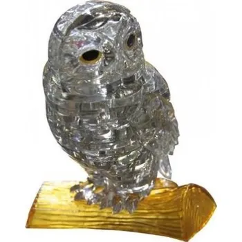 3D puzzle HCM Kinzel 3D Sova šedá 42 dílků