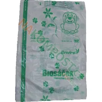 sáček na exkrement Ekodomov Sáčky z kompostovatelného plastu na psí exkrementy 25ks