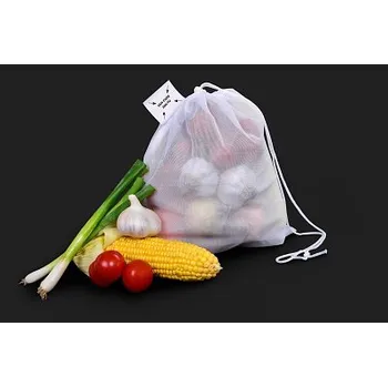 Sáček na potraviny 1ks EKOPYTLÍK na potraviny - sítový sáček na pečivo, zeleninu, ovoce 30 x 35 cm