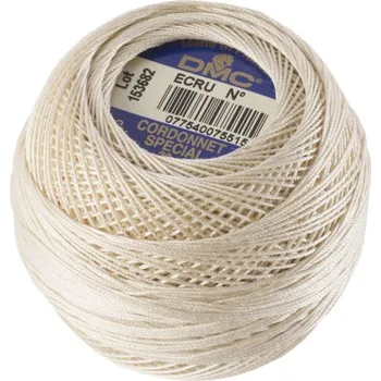 Příze Příze Cordonnet 20g, síla 50, béžová - odstín Ecru