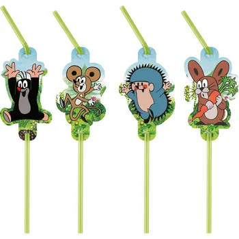 Party dekorace Amscan Krtek slámky na pití 8 ks