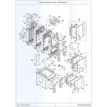 Kotel Dakon Šňůra těsnící boční podstava 4čl. DAKON FB2 AUTOMAT 8738127076
