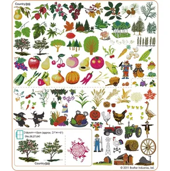 Příslušenství k šicímu stroji Brother Vyšívací vzory č. 6 - Podzimní motivy