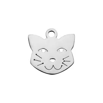 Přívěsek Přívěsek kočka 12x12mm chirurgická ocel