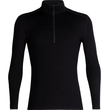 Icebreaker Mens Tech Top LS Half Zip černé, L Icebreaker Mens Tech Top LS Half Zip černé, L