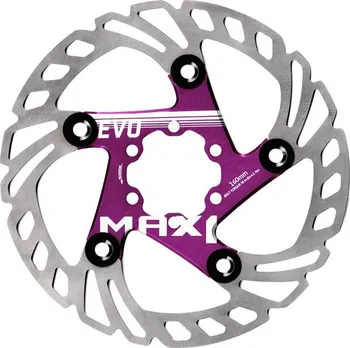 Brzda na kolo Max1 Evo fialový 160 mm