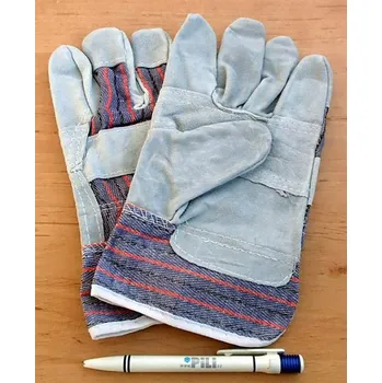 Pracovní rukavice Rukavice pracovní 1pár kožené/textil velikost 10