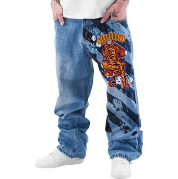 Pánské kalhoty Dangerous DNGRS Baggy Tiger in Blue