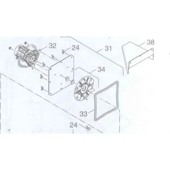 Kotel Dakon Kryt ventilátoru KP Pyro F 87381221740