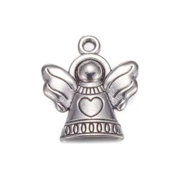 Přívěsek Přívěsek andílek / andělíček 22x20mm
