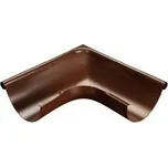 EVROmat Roh žlabu vnější HNĚDÝ RAL 8017 400 mm