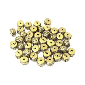 Dětské navlékací korálky Korálky plastové soudky 10g (cca 42ks)